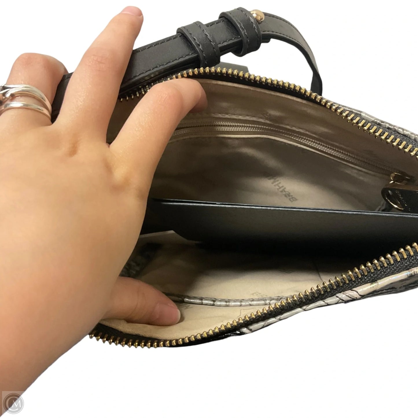 Crossbody Designer By Brahmin, Size: Medium