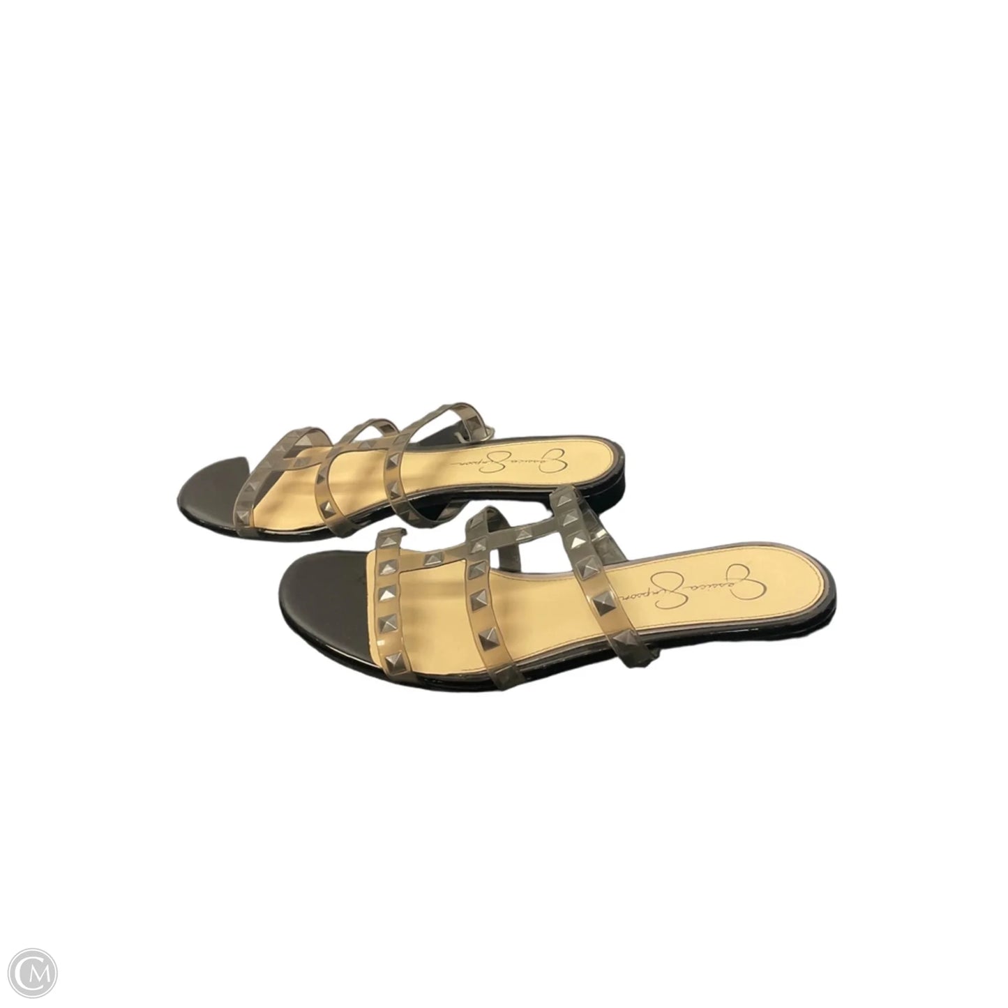 Sandals Flats By Jessica Simpson In Black, Size: 9