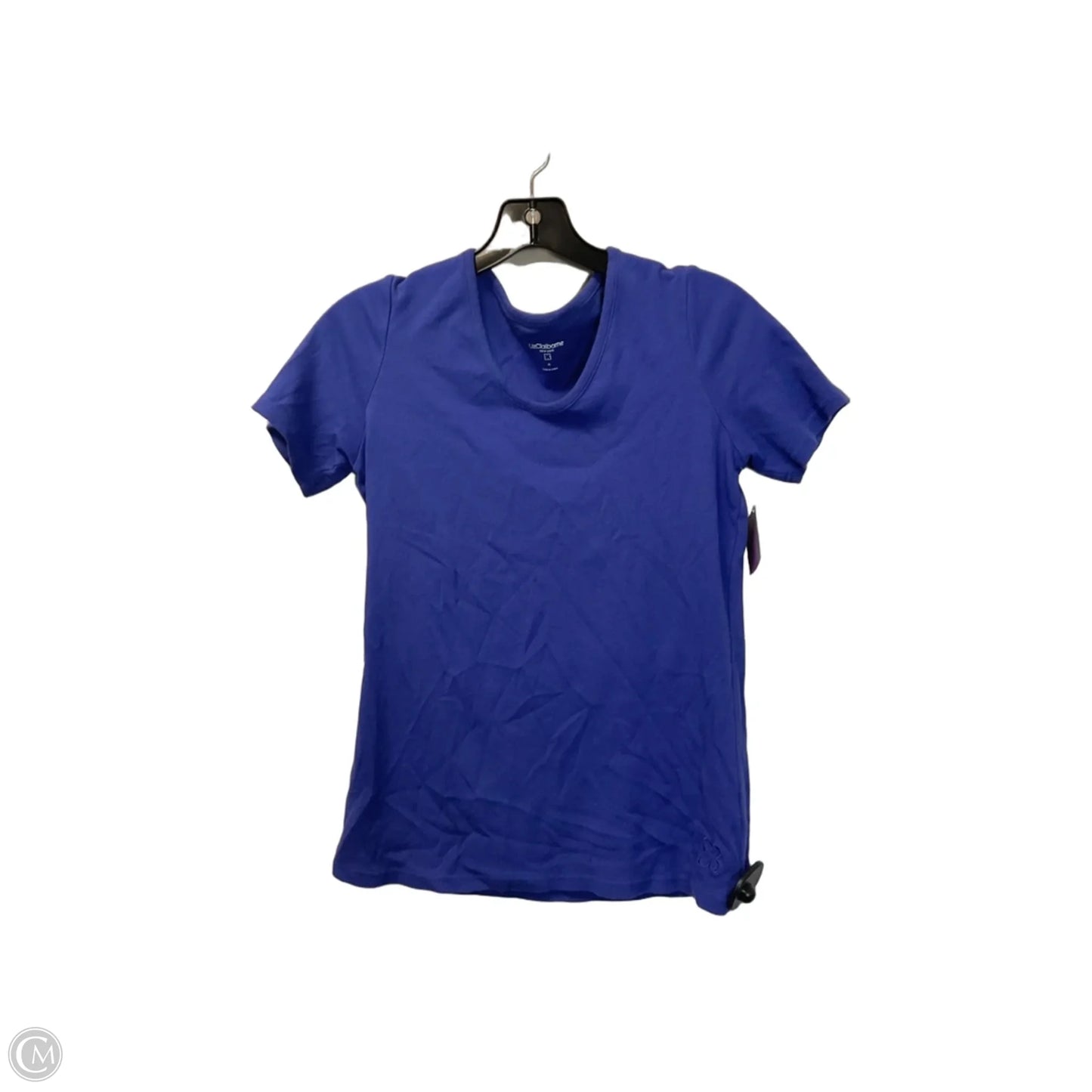 Top Short Sleeve Basic By Liz Claiborne In Purple, Size: Xs
