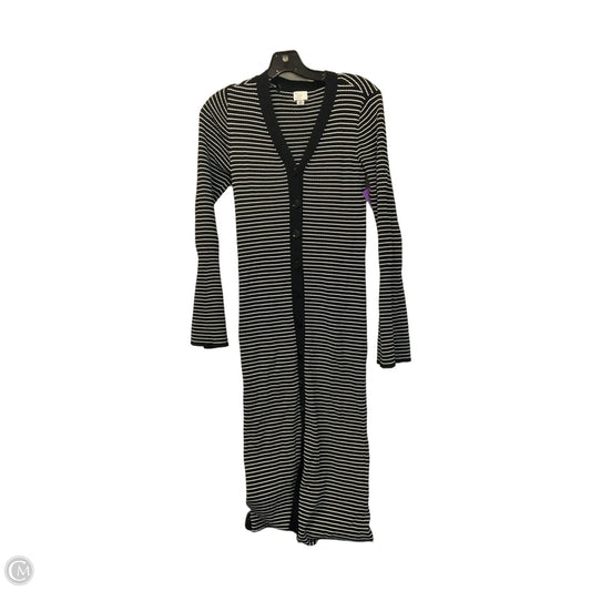 Dress Casual Maxi By A New Day In Black & White, Size: Xs