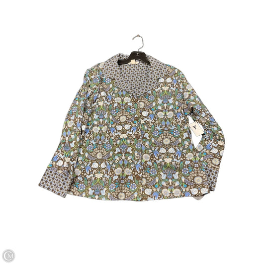 Top Long Sleeve By Vera Bradley In Floral Print, Size: M