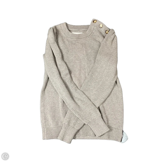 Top Long Sleeve By Loft In Grey, Size: Xs