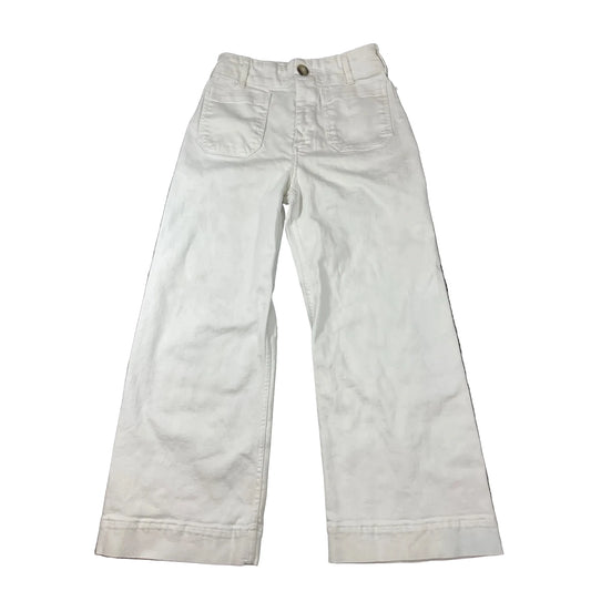 Jeans Wide Leg By Maeve In White Denim, Size: 4