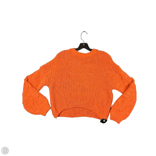 Sweater By Moon And Madison In Orange, Size: Xs