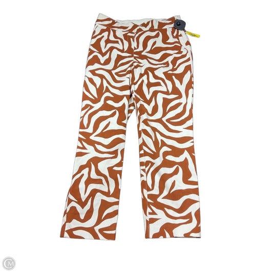 Athletic Leggings By Spanx In Brown & Cream, Size: S