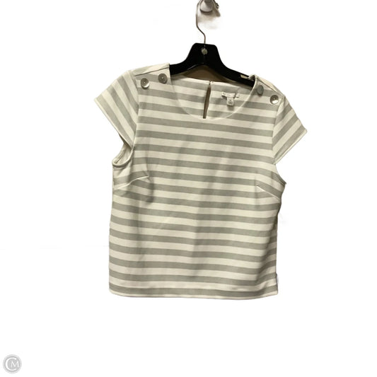 Pants Set 2pc By Clothes Mentor In Grey & White, Size: M