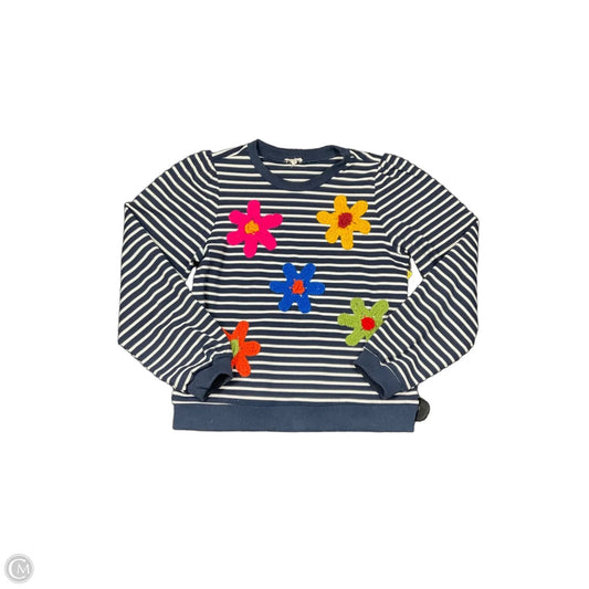 Top Long Sleeve By Jodifl In Navy, Size: S