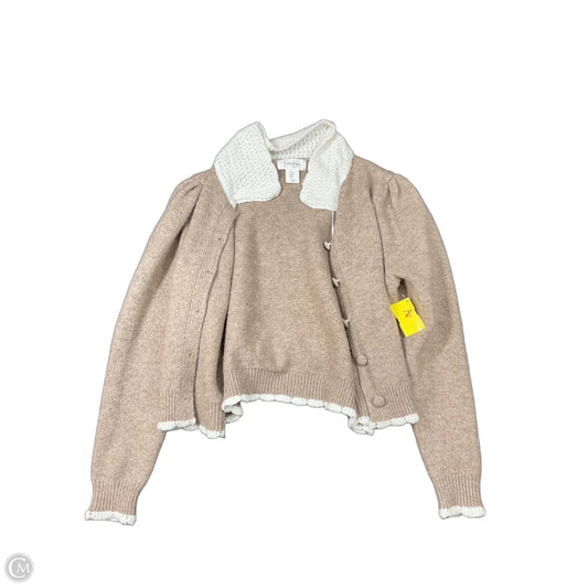 Cardigan By Jessica Simpson In Tan, Size: M