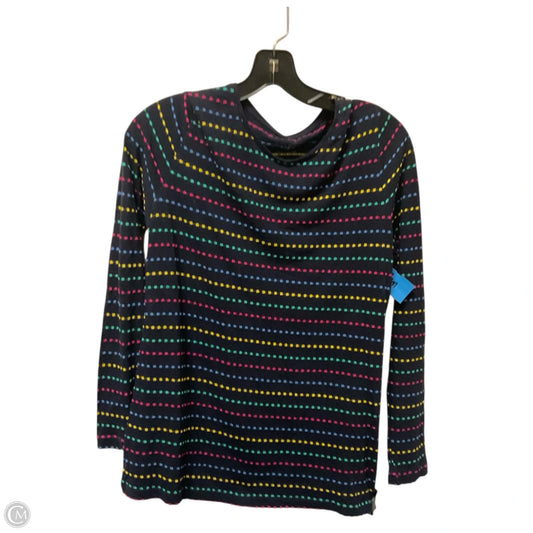 Top Long Sleeve By Talbots In Navy, Size: S