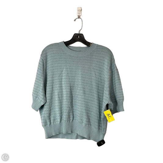 Top Short Sleeve Designer By Frye In Blue, Size: Xxl