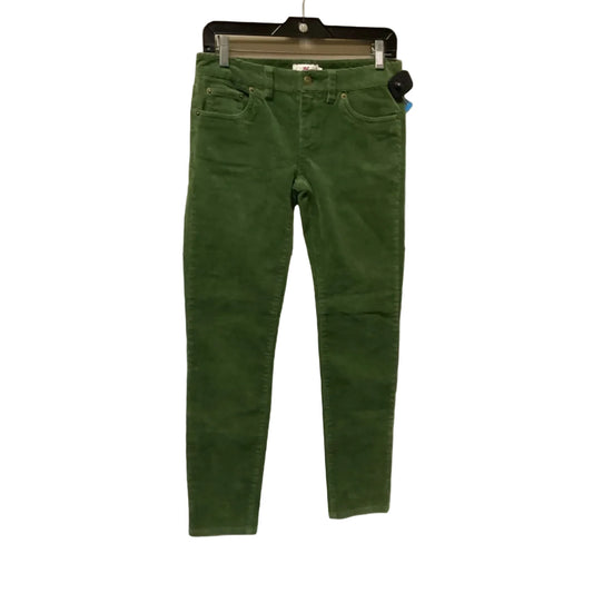 Pants Corduroy By Vineyard Vines In Green, Size: 0