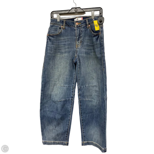 Jeans Wide Leg By Cabi In Blue Denim, Size: 0