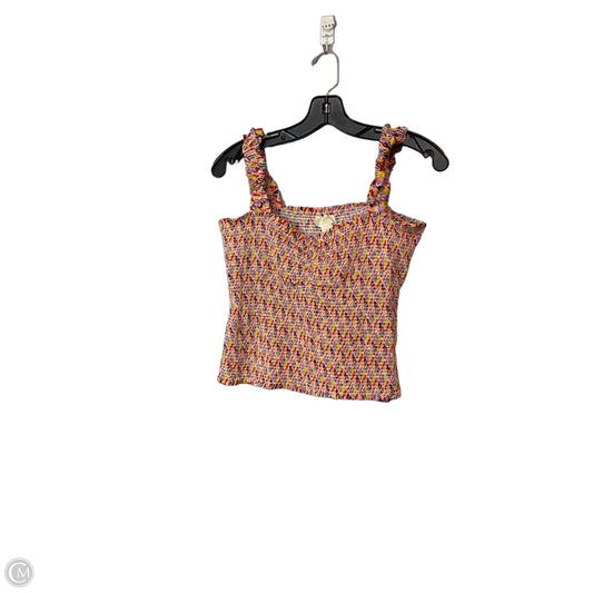 Top Sleeveless By Maeve In Multi-colored, Size: S