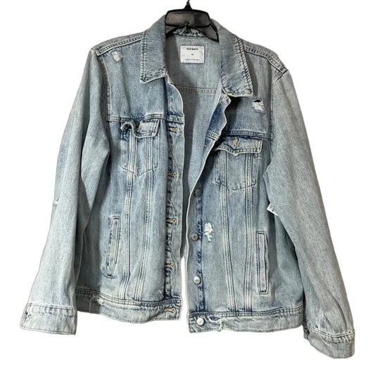 Jacket Denim By Old Navy In Blue Denim, Size: Xl