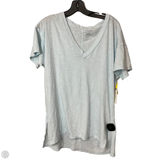 Top Short Sleeve Basic By Pilcro In Blue, Size: S
