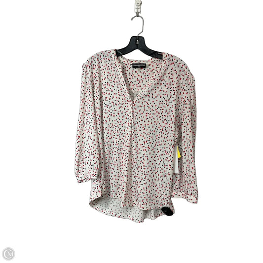 Top Long Sleeve Designer By Karl Lagerfeld In Multi-colored, Size: L