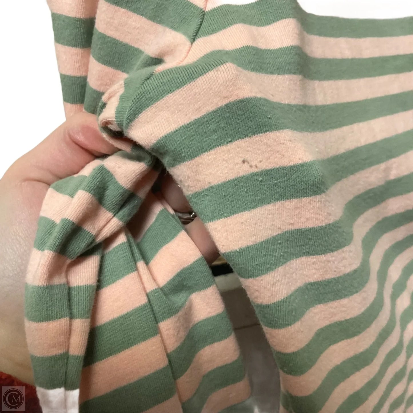 Tunic Long Sleeve By Matilda Jane In Green & Pink, Size: M