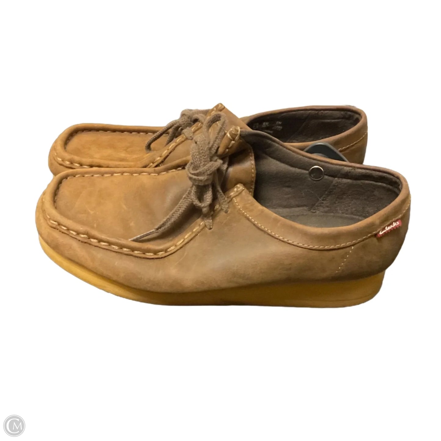 Shoes Flats By Clarks In Brown, Size: 8.5