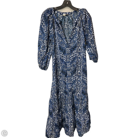 Dress Designer By Tuckernuck In Blue & White, Size: S