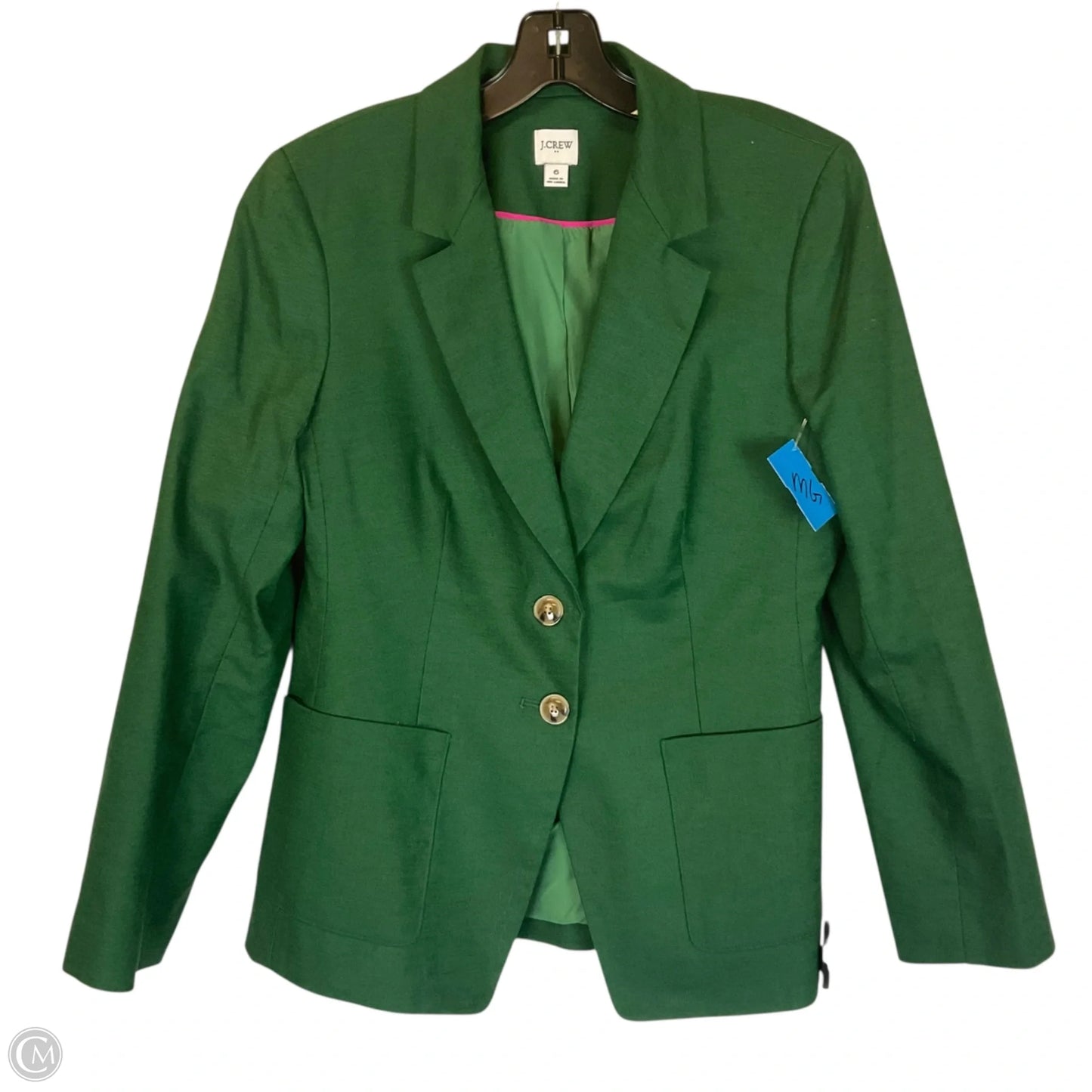 Blazer By J. Crew In Green, Size: 6