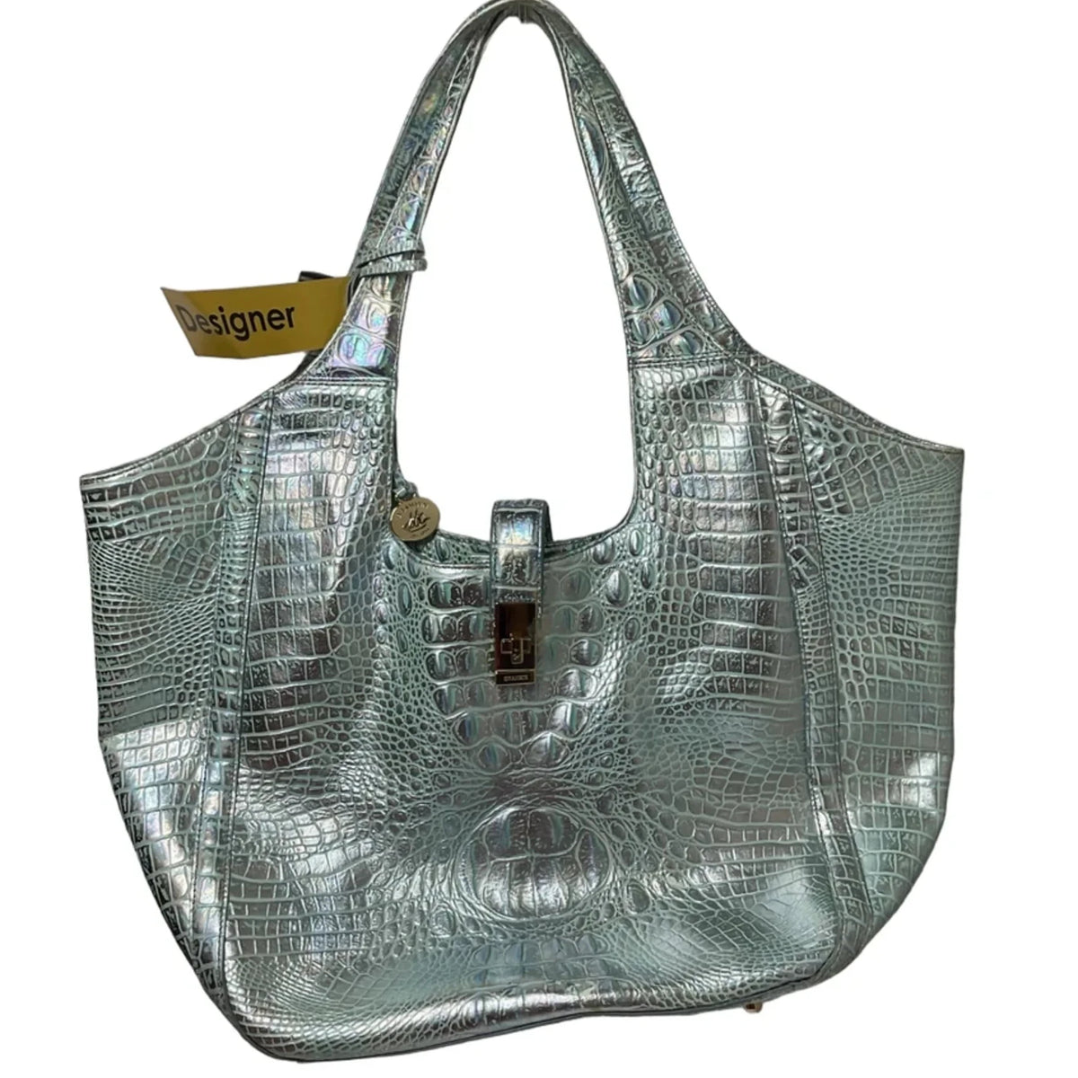 Handbag Designer By Brahmin, Size: Large