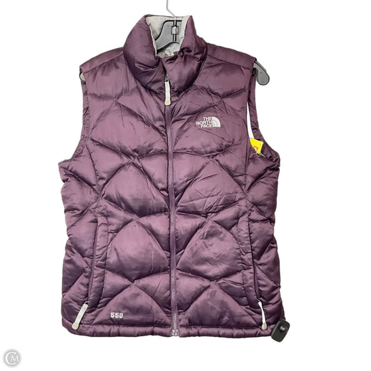 Vest Puffer & Quilted By The North Face In Purple, Size: M