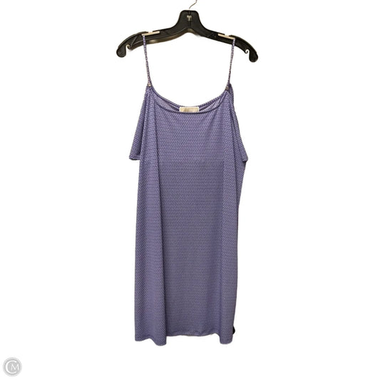 Dress Casual Short By Michael By Michael Kors In Purple, Size: Xl