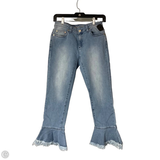 Jeans Straight By Michael By Michael Kors In Blue Denim, Size: 0