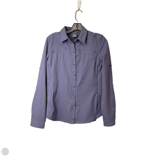Top Long Sleeve Basic By Rei In Purple, Size: Xs