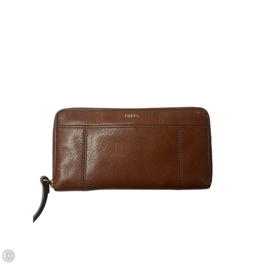 Wallet By Fossil, Size: Large