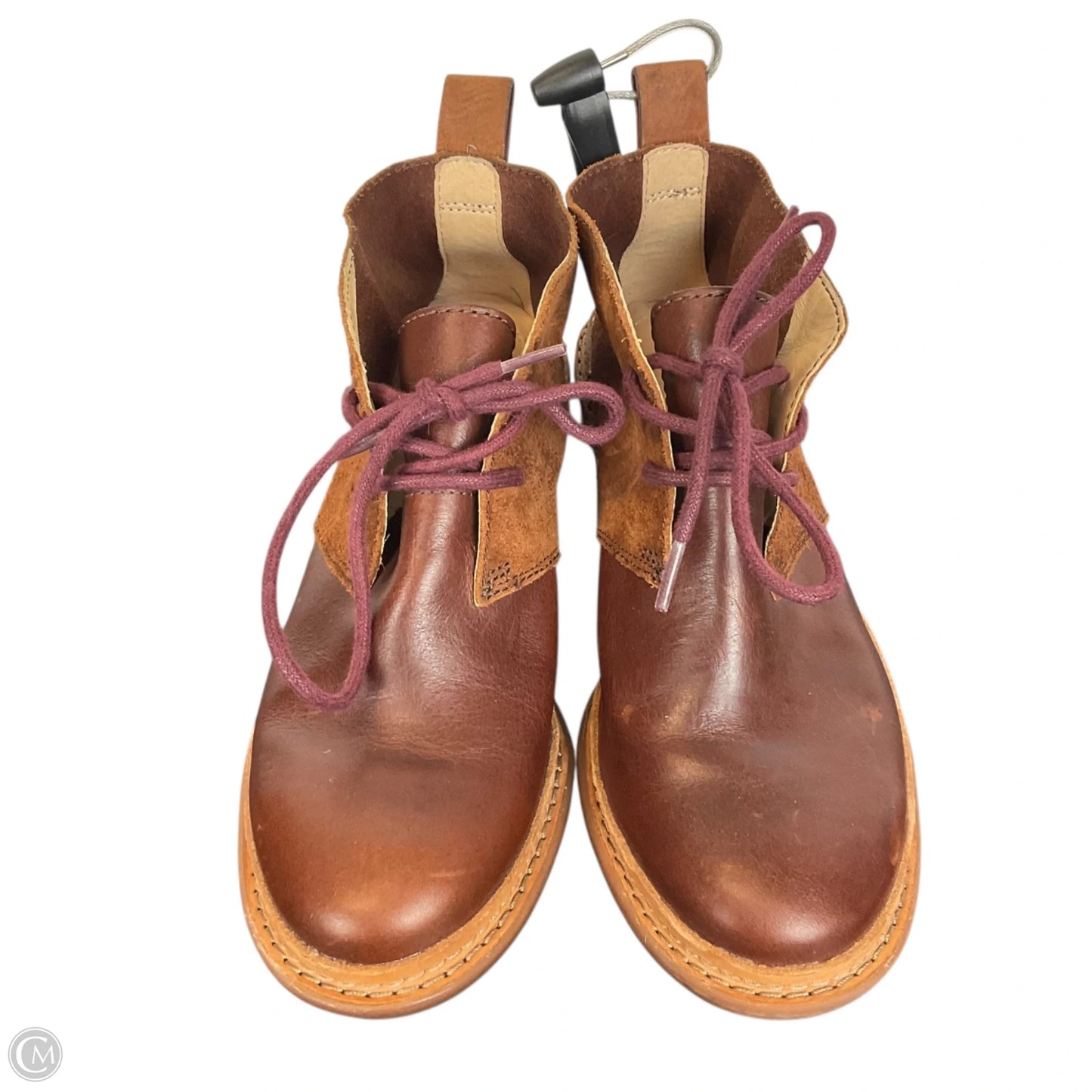 Shoes Heels Block By Clarks In Brown, Size: 6