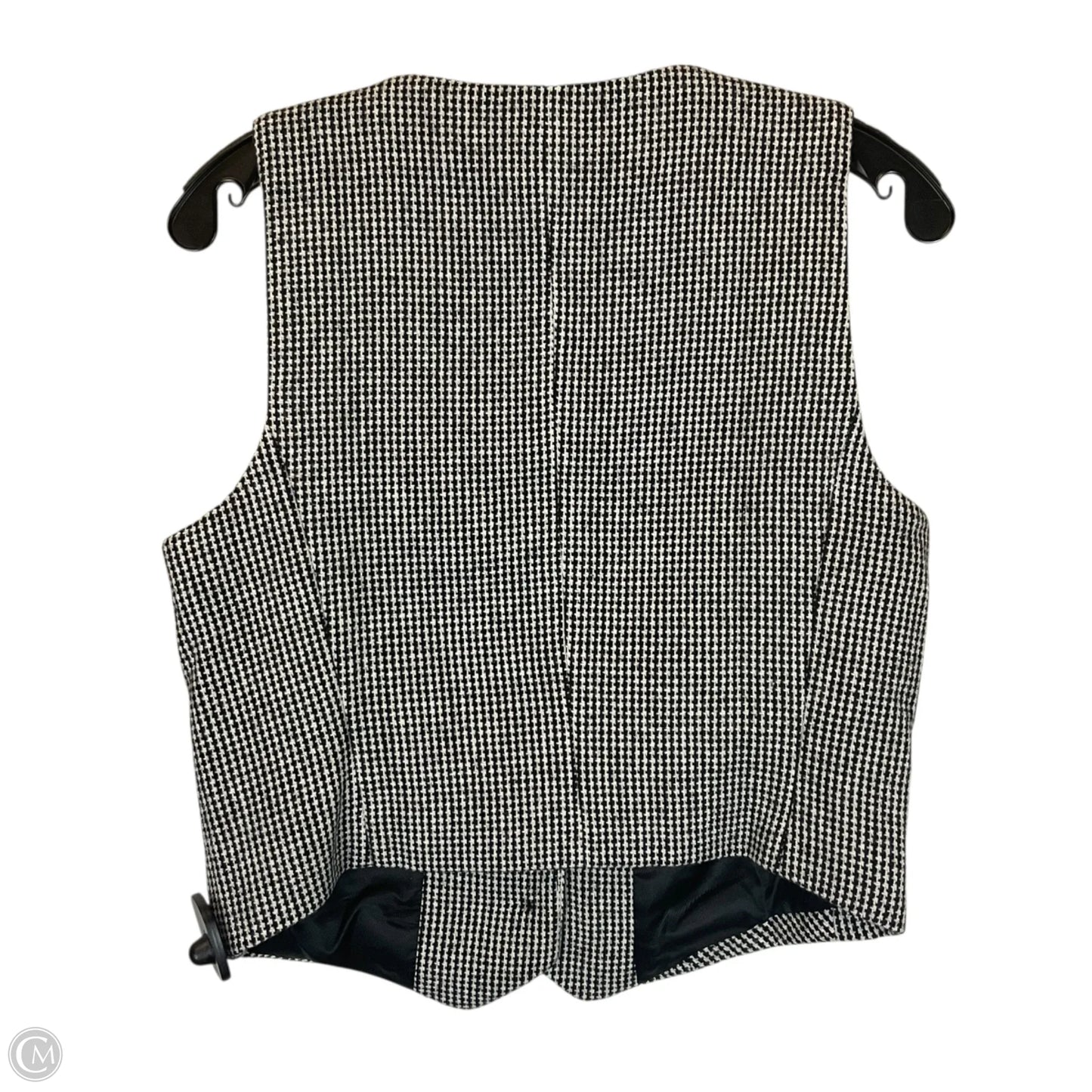 Vest Other By Banana Republic In Black & White, Size: 6