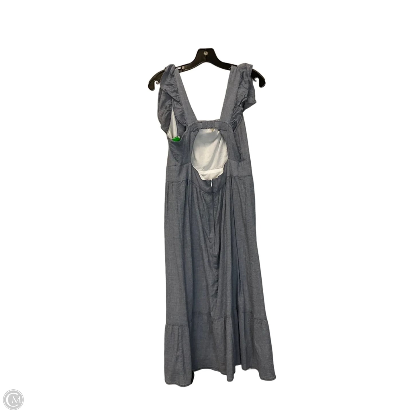 Dress Casual Midi By Loft In Blue, Size: 6