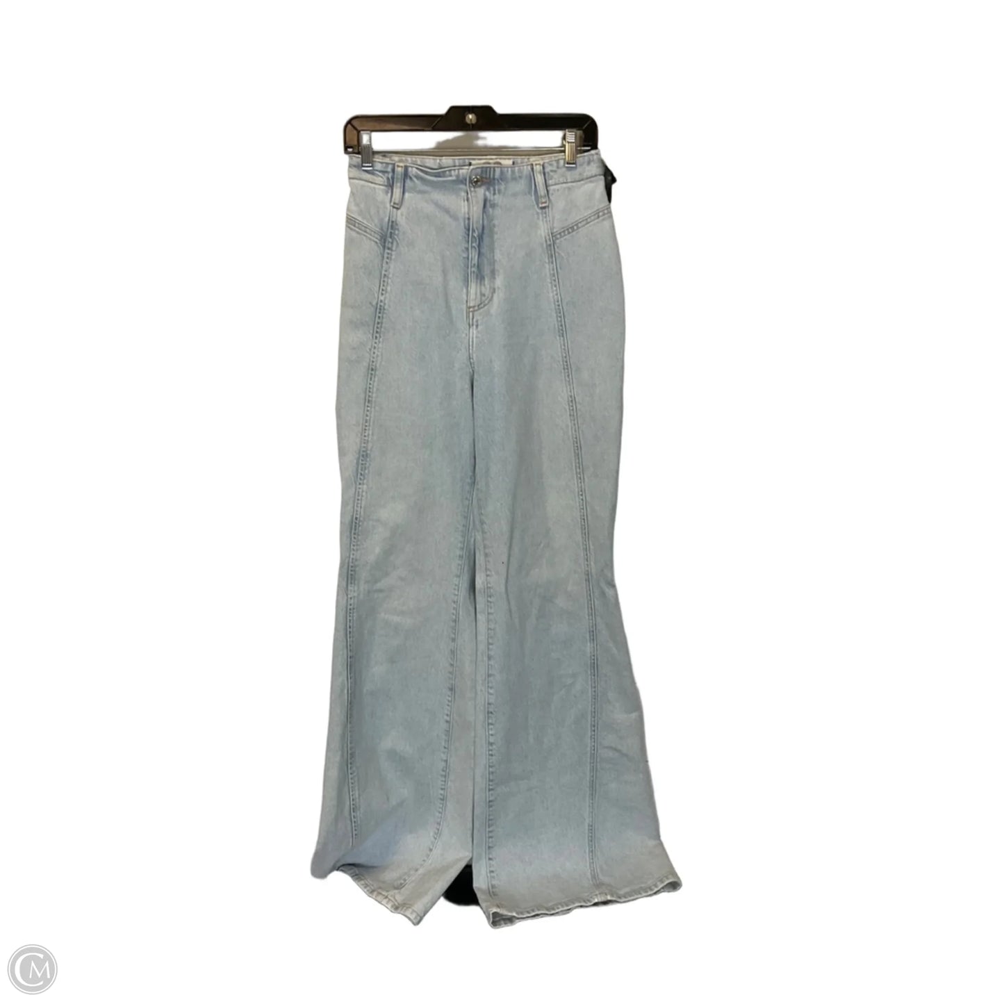 Jeans Wide Leg By We The Free In Blue Denim, Size: 8