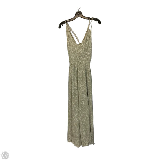 Dress Casual Midi By Abercrombie And Fitch In Green, Size: L