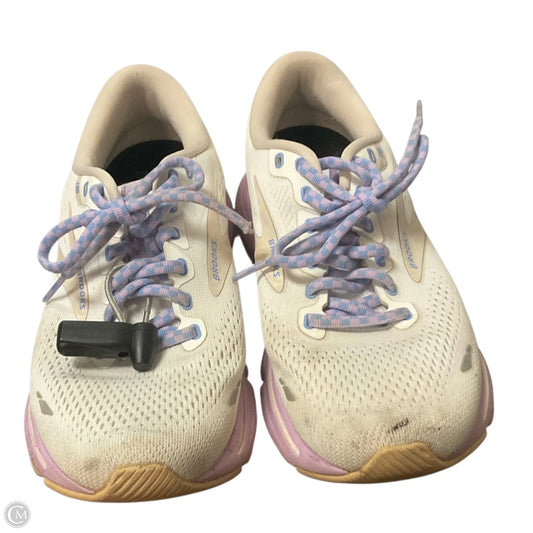 Shoes Athletic By Brooks In Purple & White, Size: 9.5