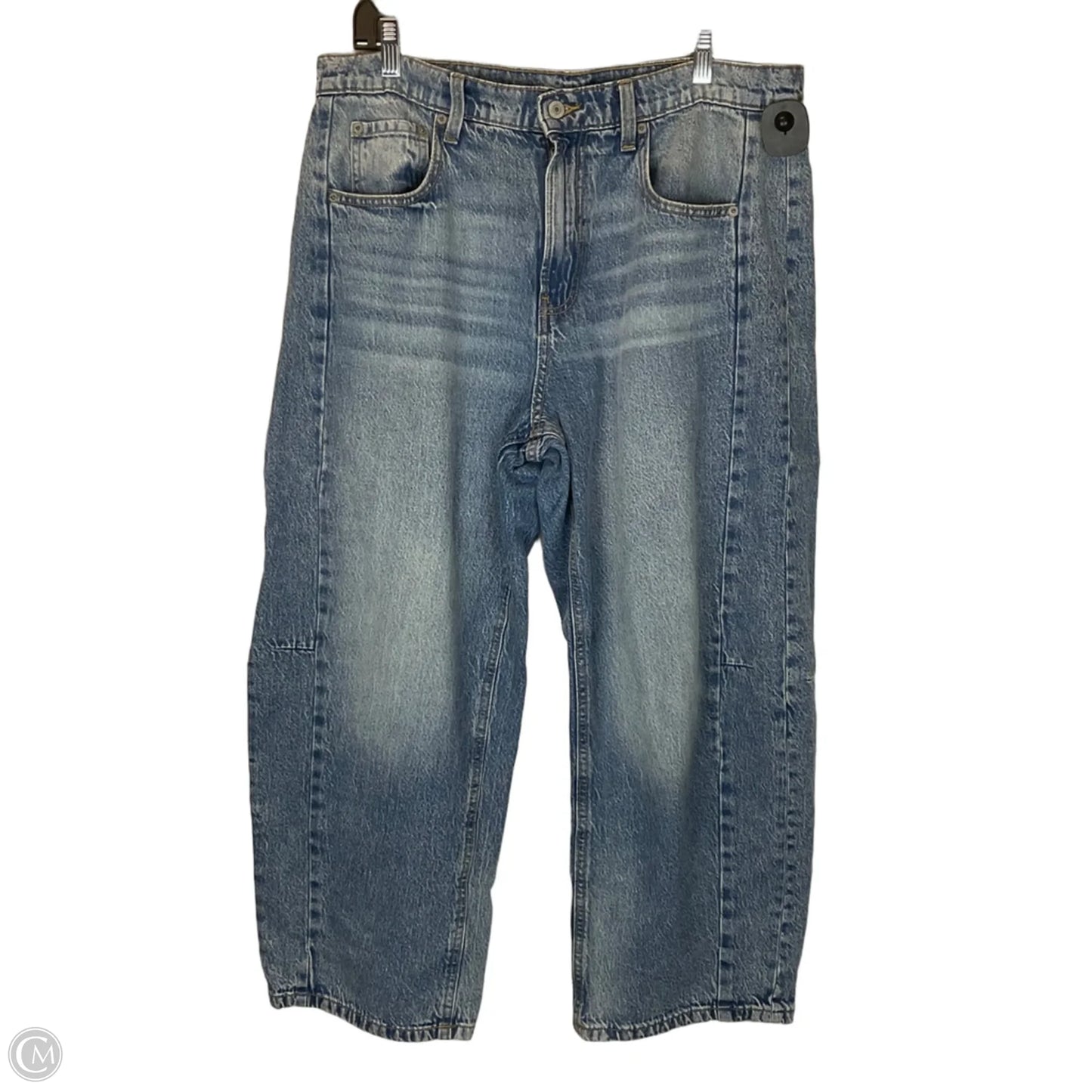 Jeans Wide Leg By Lucky Brand In Blue Denim, Size: 12