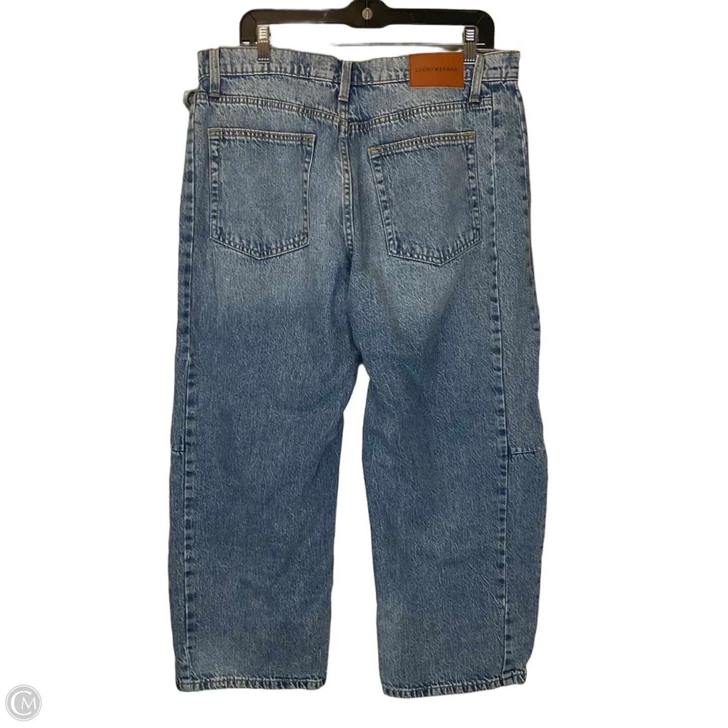 Jeans Wide Leg By Lucky Brand In Blue Denim, Size: 12
