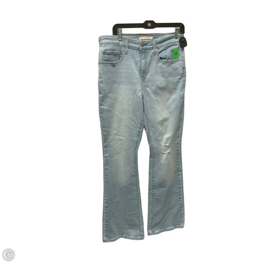 Jeans Flared By Levis In Blue Denim, Size: 10
