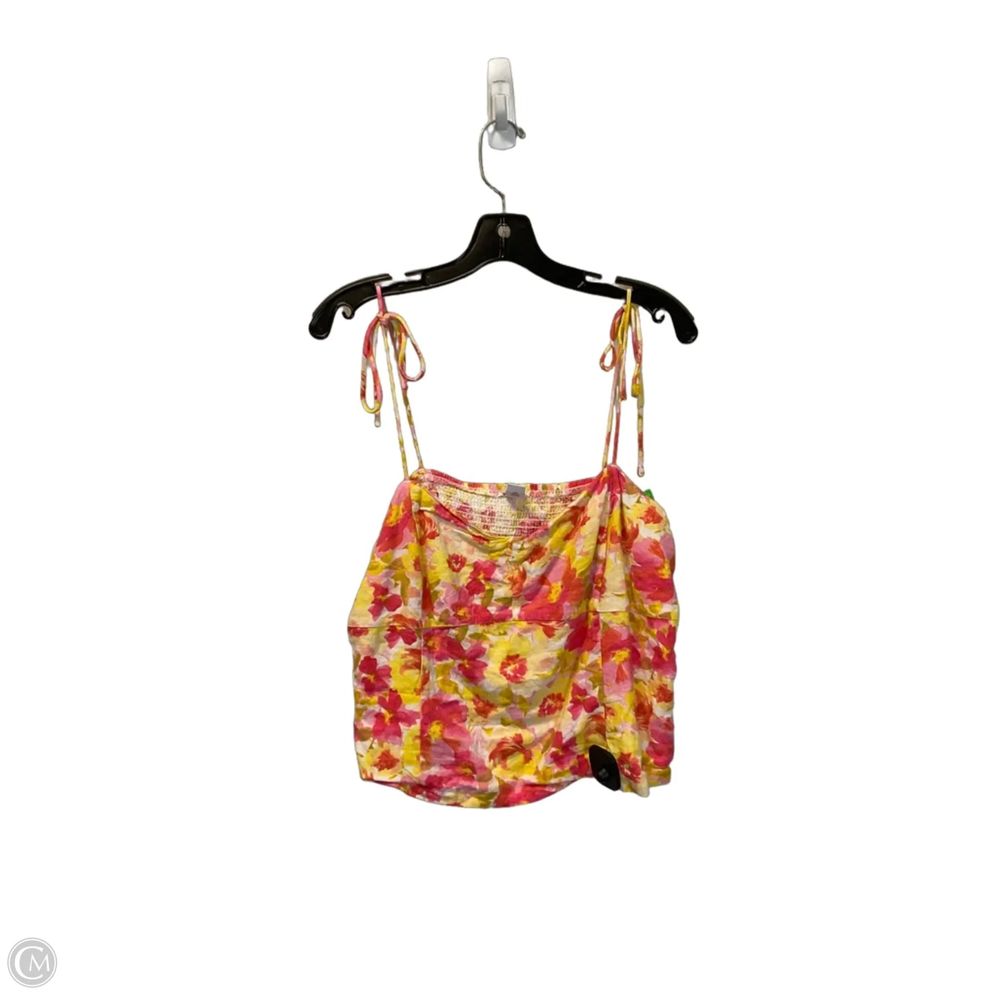 Top Sleeveless By Old Navy In Orange & Pink, Size: L