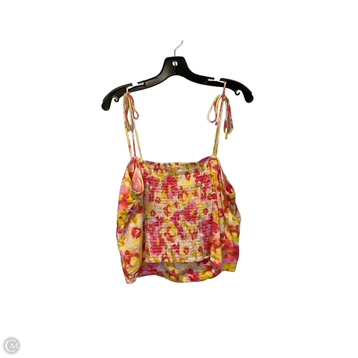Top Sleeveless By Old Navy In Orange & Pink, Size: L