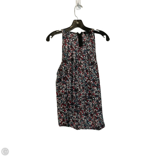 Top Sleeveless By Anne Carson In Floral Print, Size: S