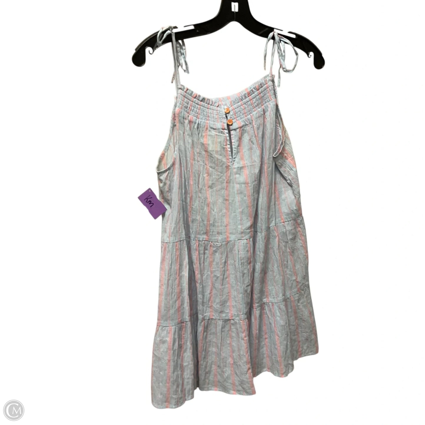 Top Sleeveless By Maeve In Blue & Pink, Size: M