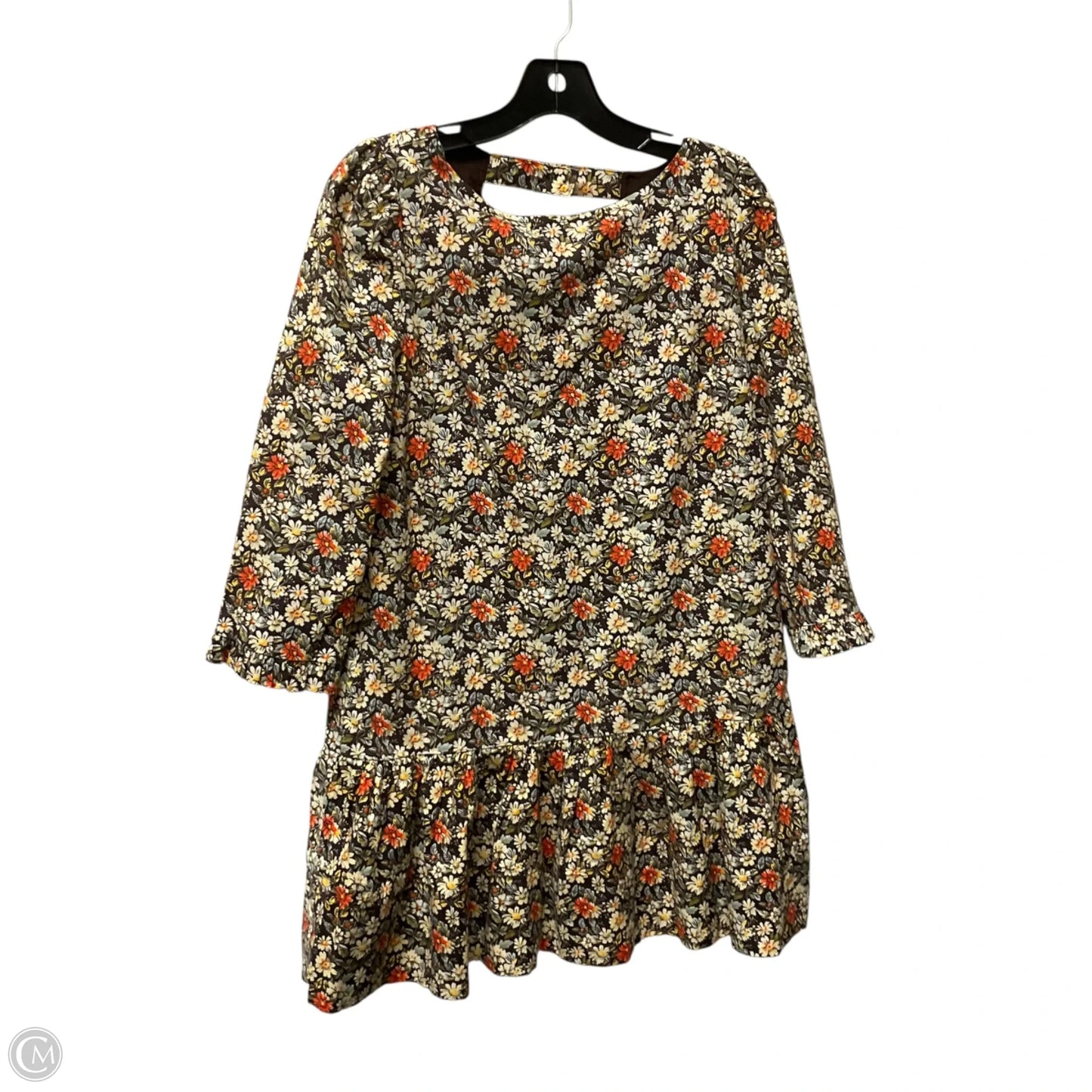 Dress Casual Short By Free People In Brown & Orange, Size: S