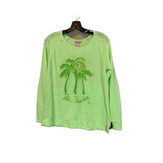 Sweatshirt Designer By Lilly Pulitzer In Green, Size: S