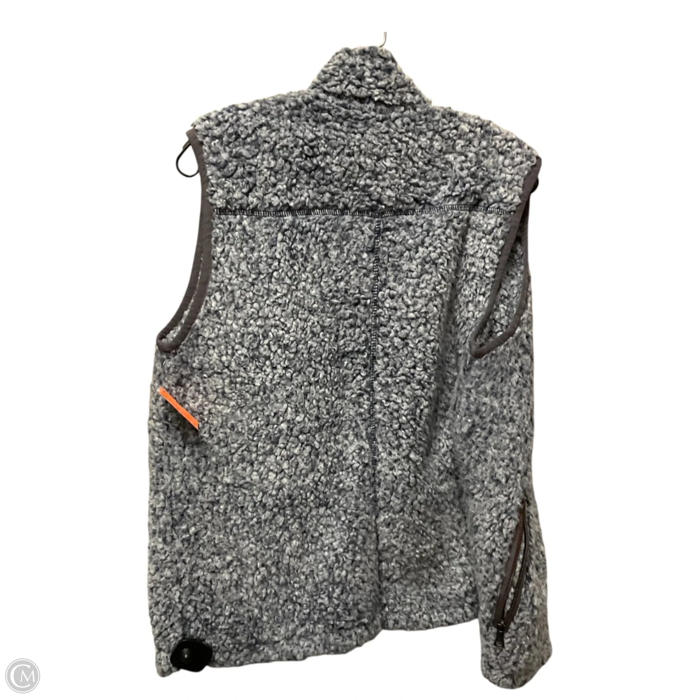 Vest Faux Fur & Sherpa By True Grit In Blue, Size: S