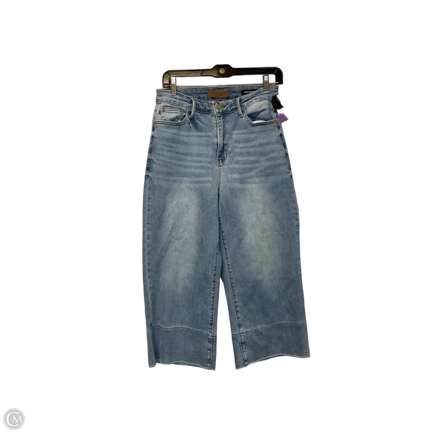 Jeans Wide Leg By Judy Blue In Blue Denim, Size: 6