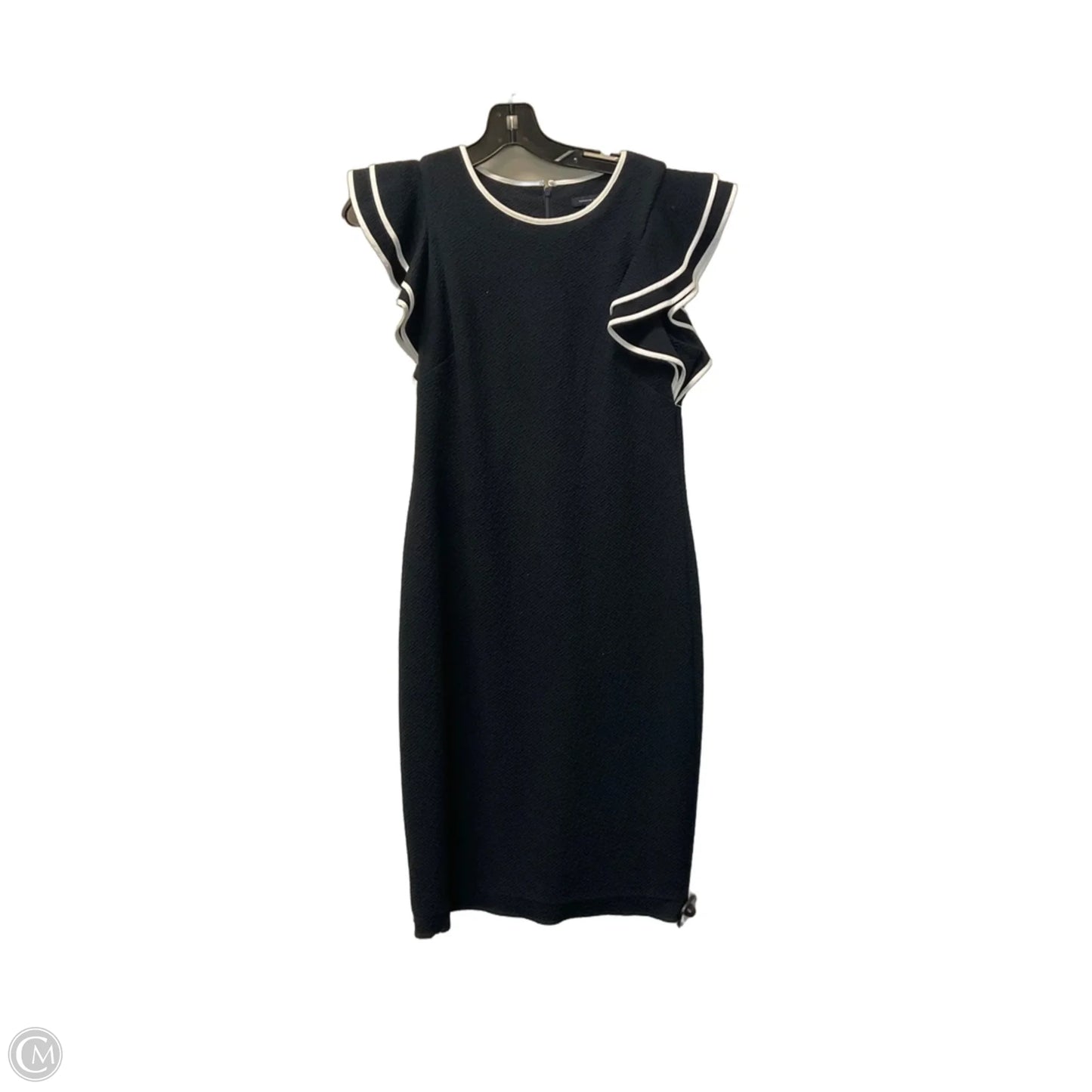 Dress Work By Tommy Hilfiger In Blue & White, Size: 6