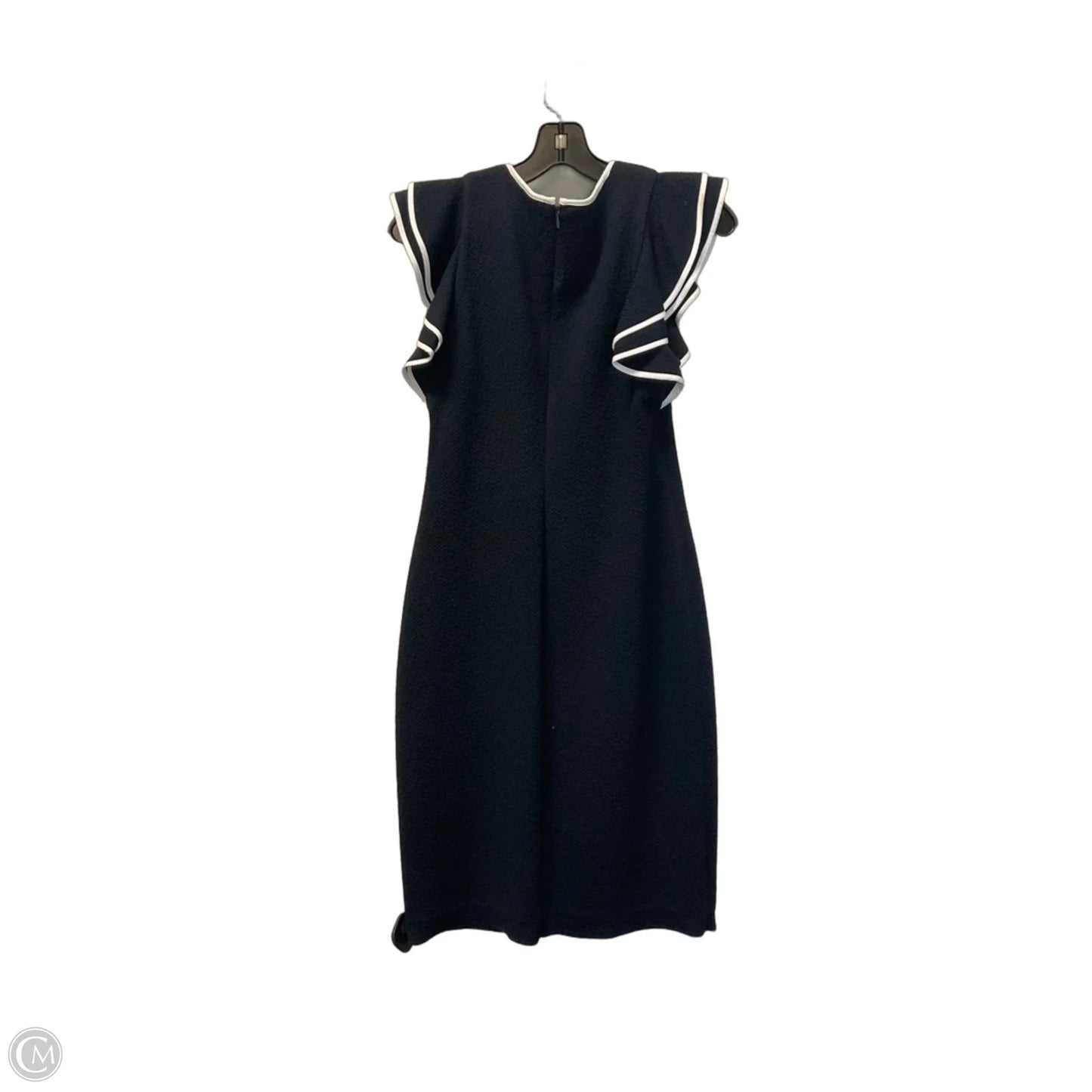 Dress Work By Tommy Hilfiger In Blue & White, Size: 6