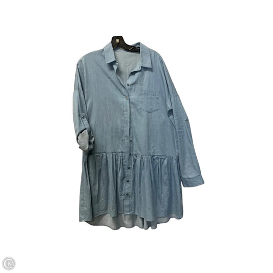 Dress Casual Short By Clothes Mentor In Blue, Size: M
